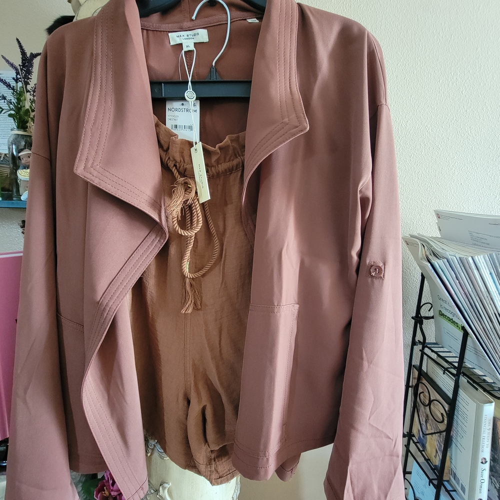 Women’s Max Studio London Open-Front Jacket, NWT